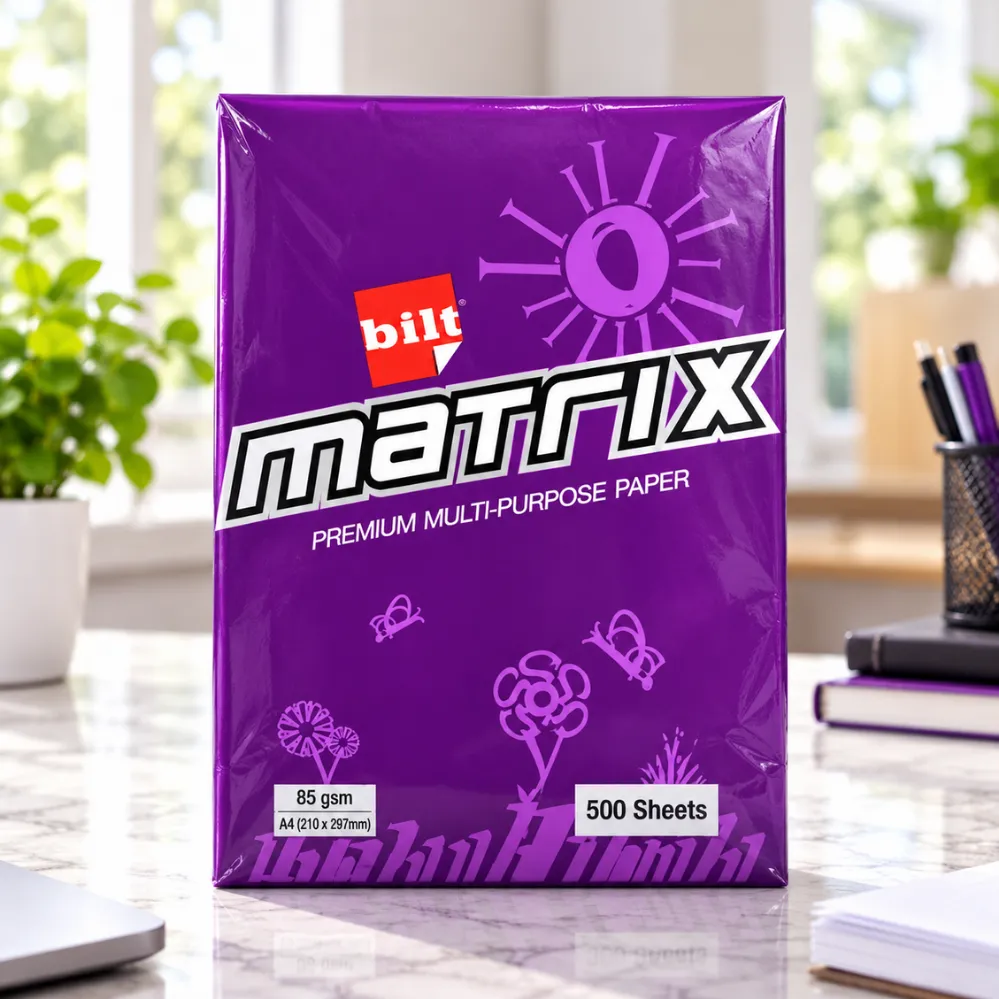42 Bilt Matrix Premium Multi-Purpose Paper – A4, 85 GSM, 500 Sheets - Image 1