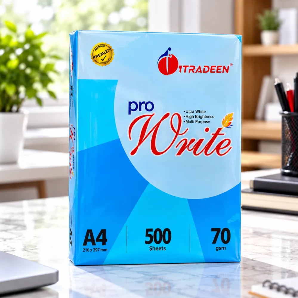 45 iTradeen Pro Write A4 Copy Paper – 70 GSM, 500 Sheets - Image 1