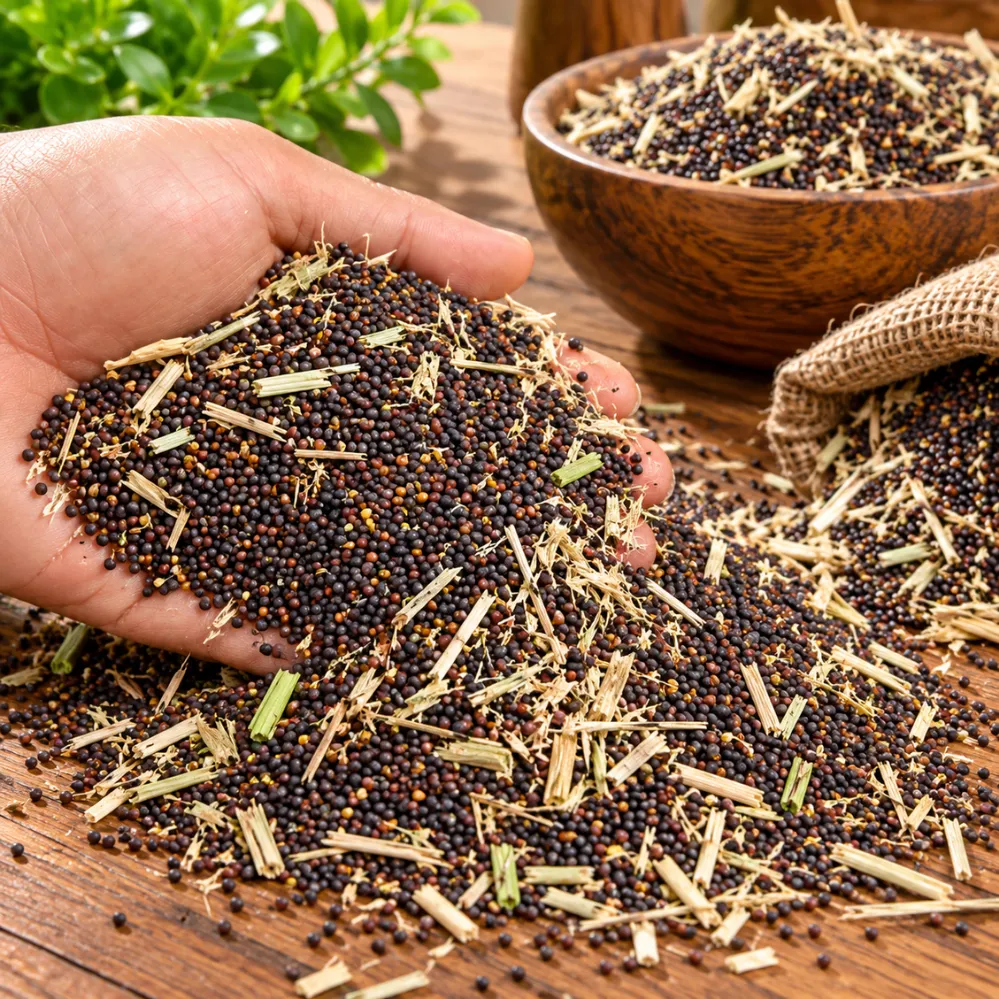 64 Premium Black Mustard Seeds - Image 1