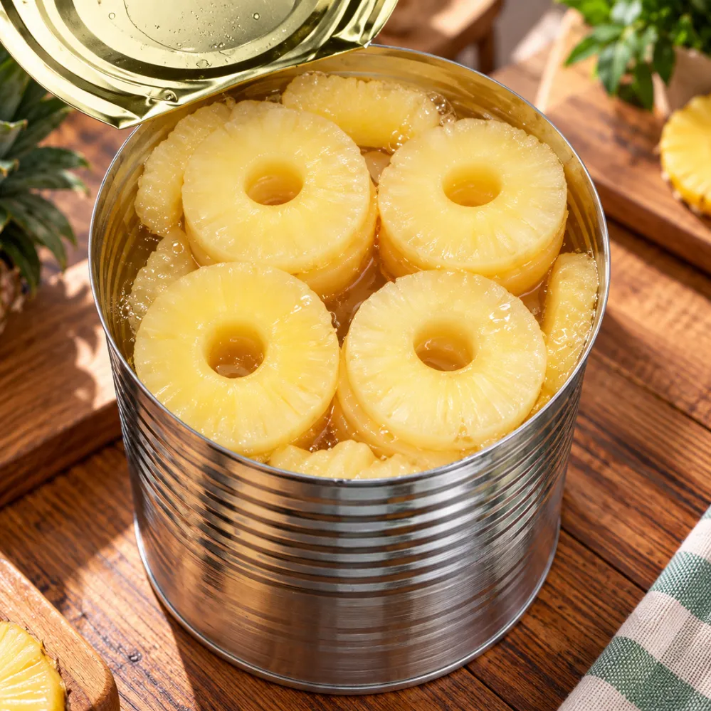 68 Canned Pineapple Rings in Syrup - Image 1