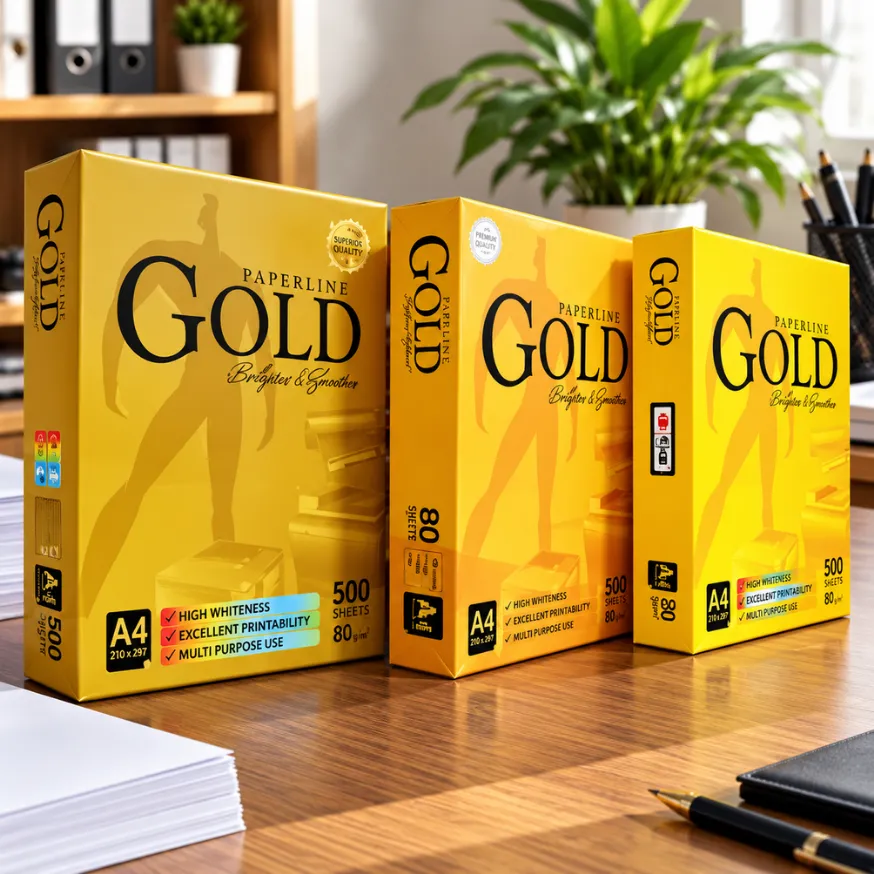 229 Paperline Gold A4 Copier Paper – 80 GSM – 500 Sheets - Image 1